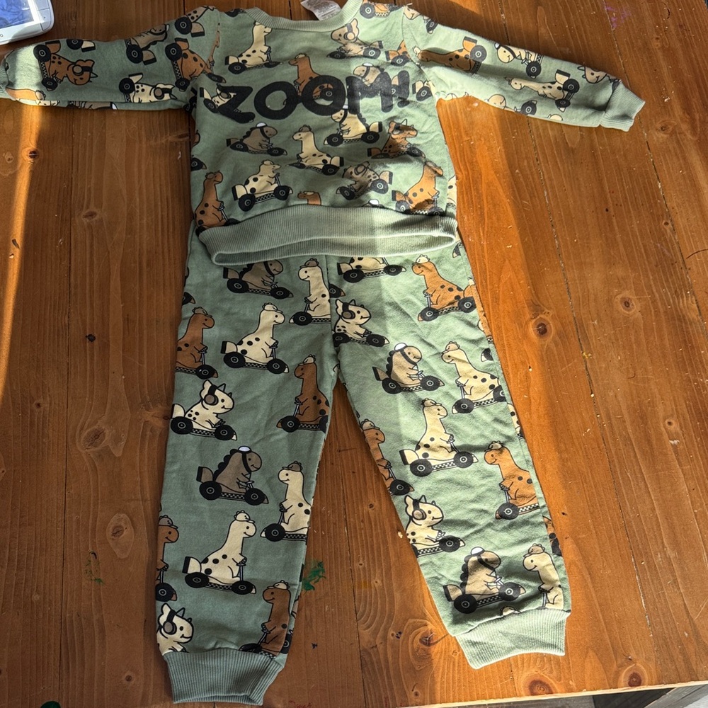 Playful Dinosaur Print Pajama Pants